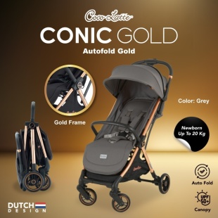 Cocolatte Conic Auto Fold Stroller – Gold Grey