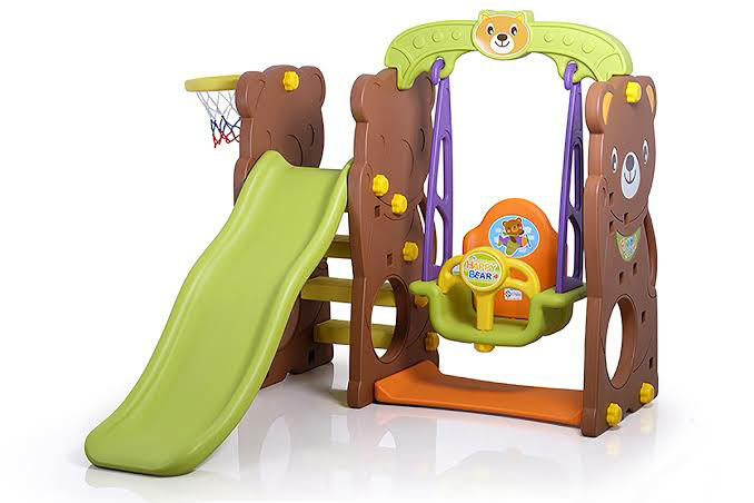 Tobebe Jumbo Bear Slide and Swing