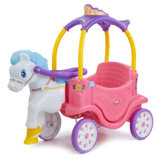 Little Tikes Princess Horse And Carriage Coupe – (TANPA PIJAKAN KAKI)