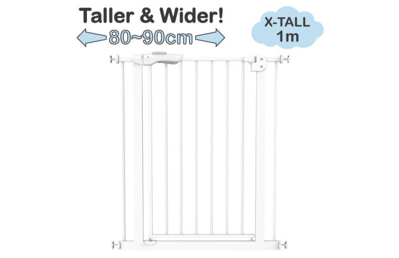 Baby Safe Door & Safety Gate XY009H Extra Tall & Wide 80-90cm