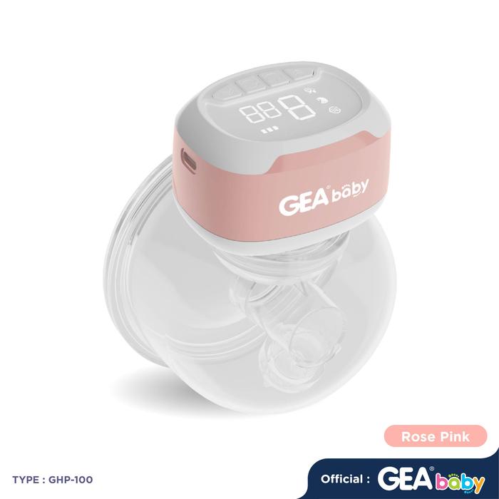GEA BABY Cello Veola GHP-100 Handsfree Breastpump – Rose