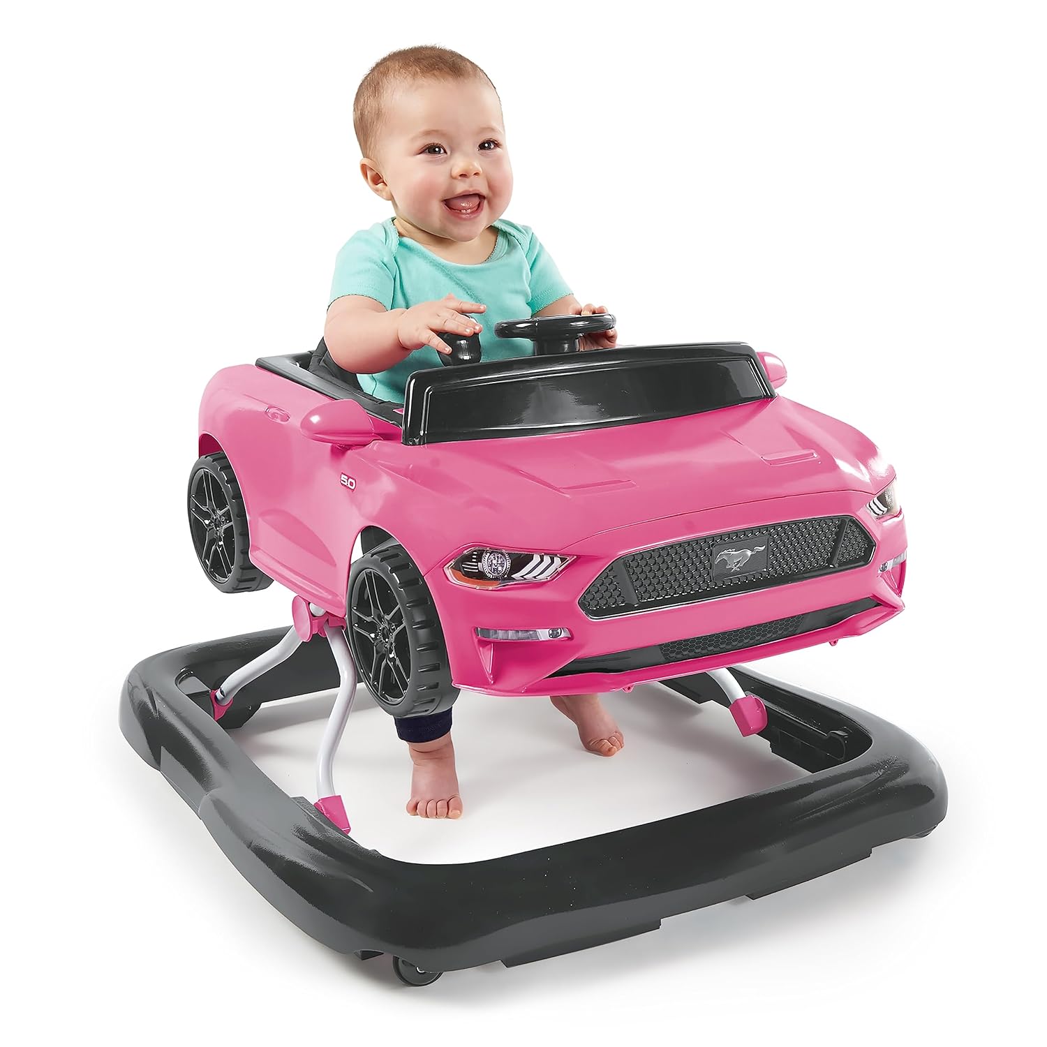 Bright Starts 3 Ways to Play Baby Walker – Ford F-150 PINK