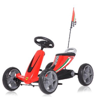 Pliko Scuderia Ferrari Go Kart Ride On Pedal