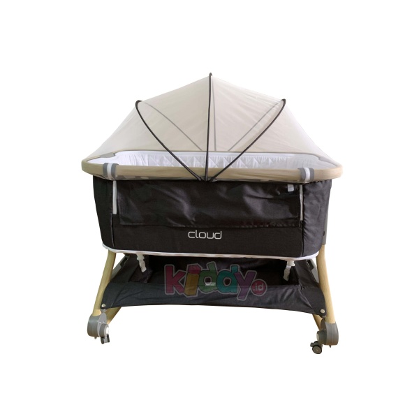 Babyelle Cloud Bedside Crib Box Bayi – Dark GreyRp 9.300 / Hari