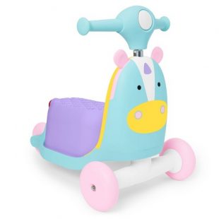 Skip Hop Zoo Indoor Ride-On Scooter Toy – Unicorn