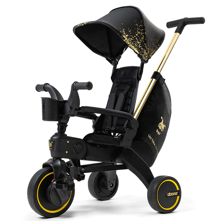 NEW UNIT – Doona Liki Trike S5 – Limited Edition Black Gold