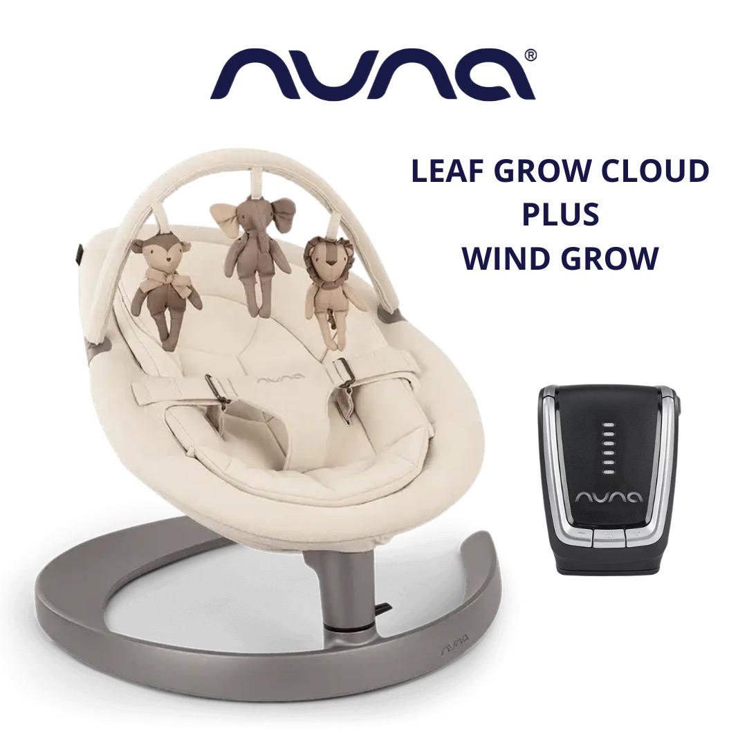 Nuna Leaf Grow – Cloud (Include Toybar) + Nuna Wind