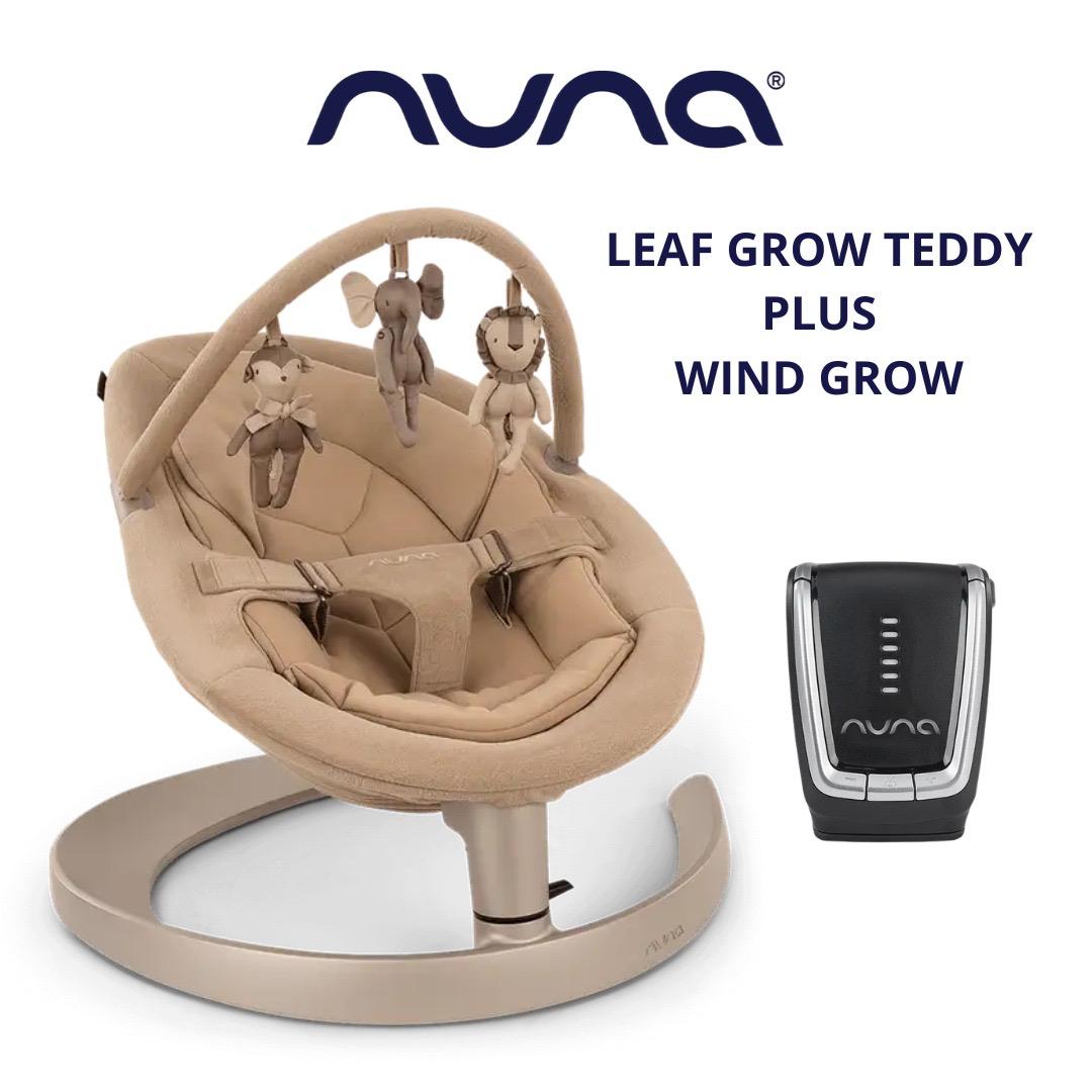 Nuna Leaf Grow – Teddy (Include Toybar) + Nuna Wind