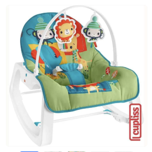 Fisher Price Rainforest Friends Newborn-to-Toddler Portable Rocker – New Color