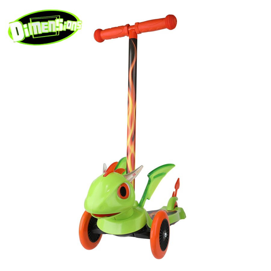 Dimensions Premium 3 Wheel Kids Scooter – Dragon
