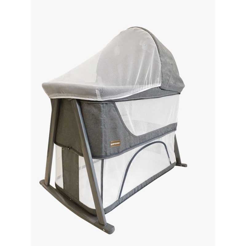 Babydoes Cottage Crib 4in1 Baby Box – Grey  (TANPA KOTAK MUSIK) 2
