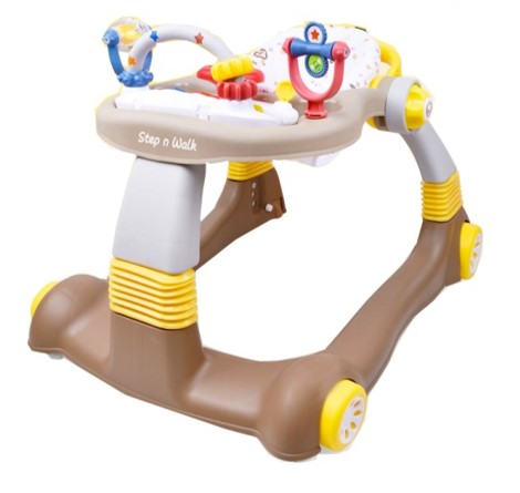 Babyelle 2 in 1 Step & Walk Baby Walker – Sahara