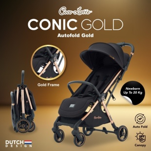 Cocolatte Conic Auto Fold Stroller – Gold Black