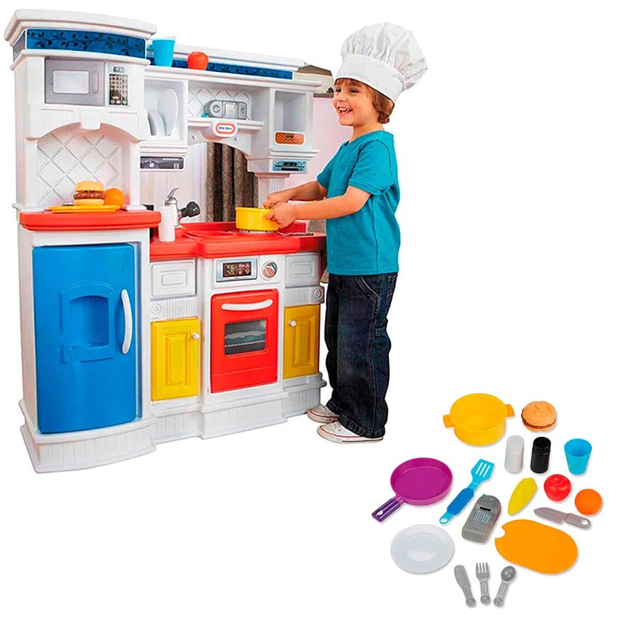 Little Tikes Gourmet Prep N Serve Kitchen – Primary (Mainan tidak lengkap)