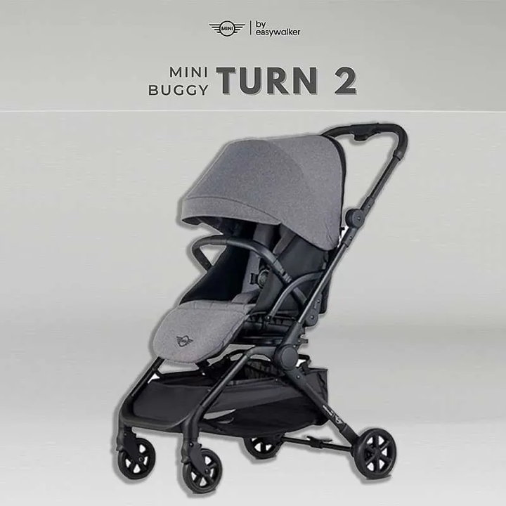 EasyWalker Mini Buggy Turn 2 Reversible Stroller – Soho Grey