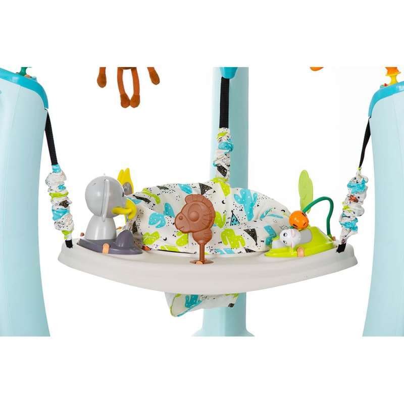 Evenflo Exersaucer Jump and Learn Jumperoo – Jungle Quest Blue 4