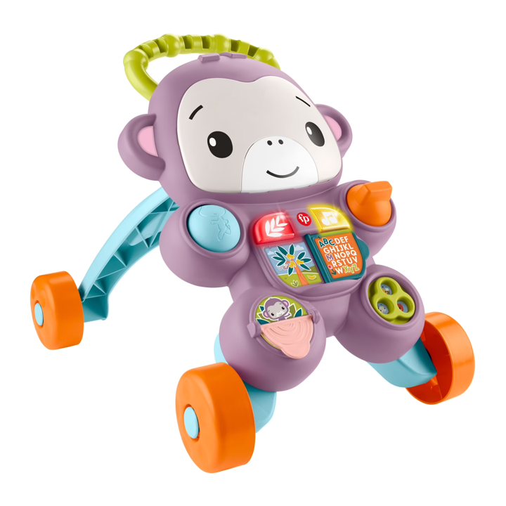 Fisher Price Purple Monkey Push Walker