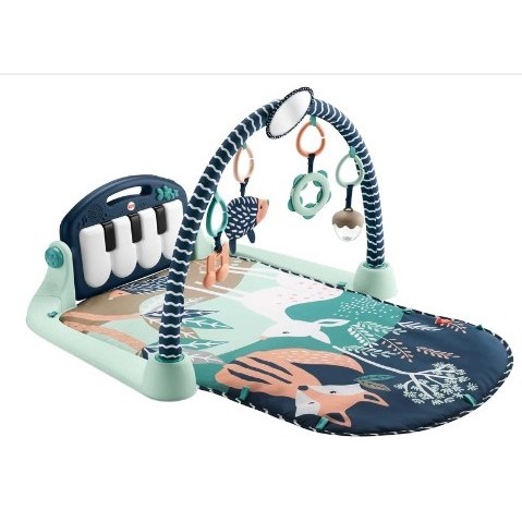 Fisher Price Deluxe Kick and Play Piano Baby Gym – Navy