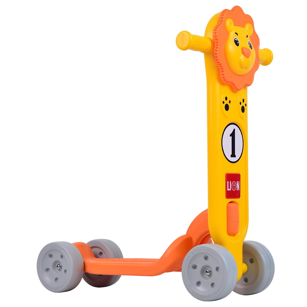 NEW UNIT – Labeille Scooter Lion Racer – Yellow