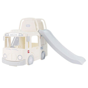 Yaya School Bus 3in1 Slide – Vanilla (Tanpa Ring Basket)