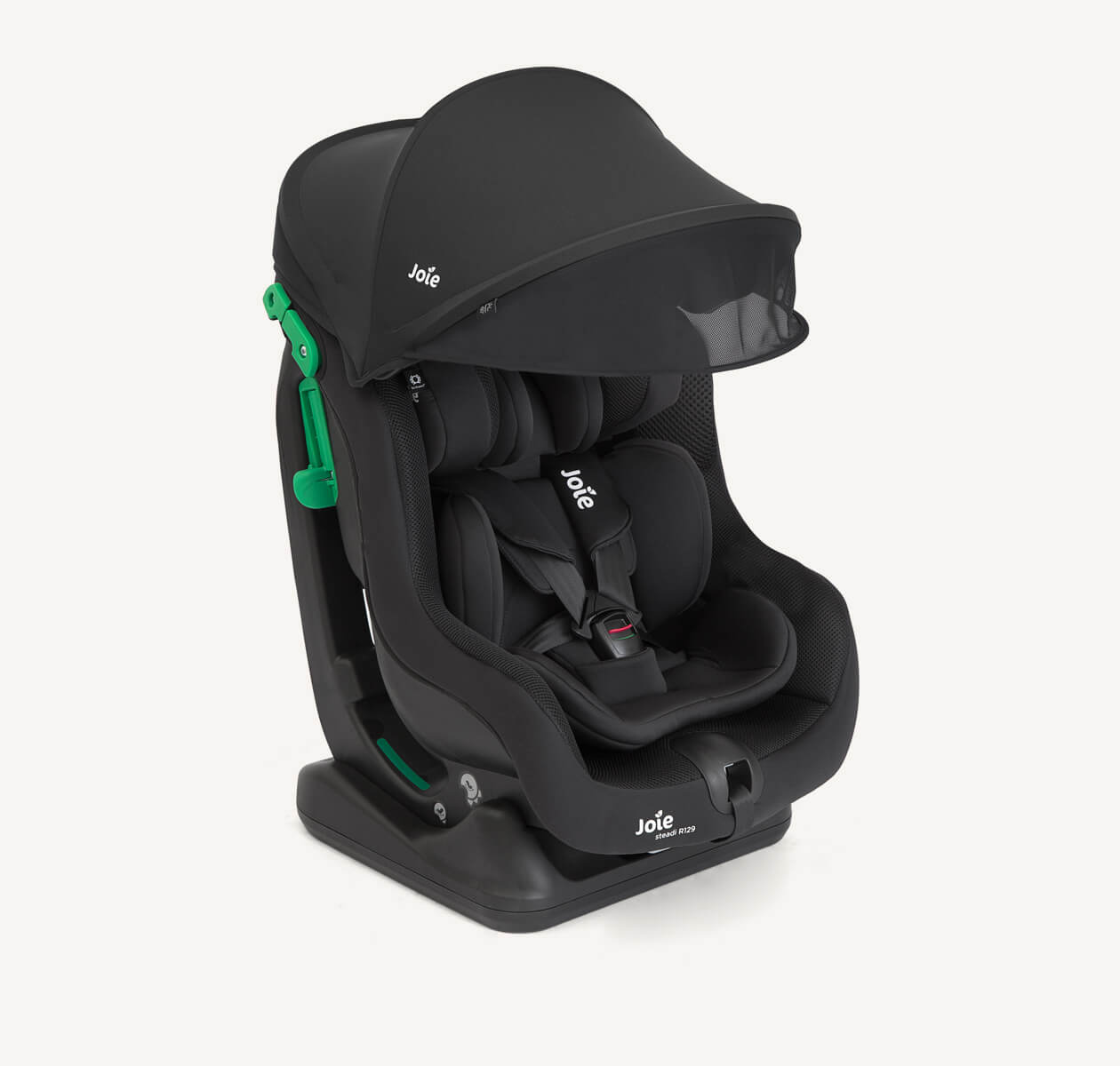 NEW UNIT – Joie Meet Steadi R129 With Canopy Non ISOFIX Car Seat – Raven