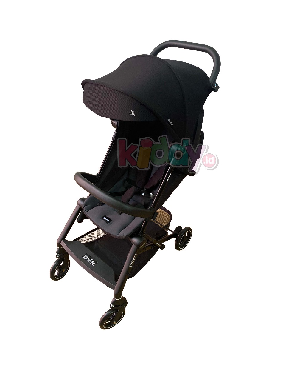 Cocolatte Petite Cabin Size Stroller – Black (DISKON – Tanpa Bumper Bar)