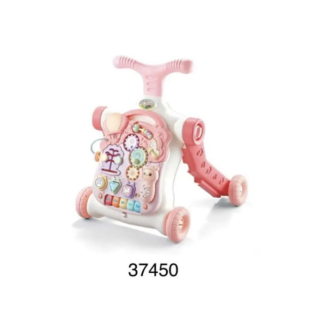 Right Start 5 in 1 Musical Activity Push Walker – Deluxe Pink