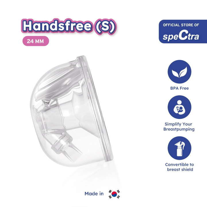 Spectra Handsfree Cup Set Kanan dan Kiri (2pcs Size S 24mm)